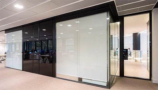 Double glaze glass walls