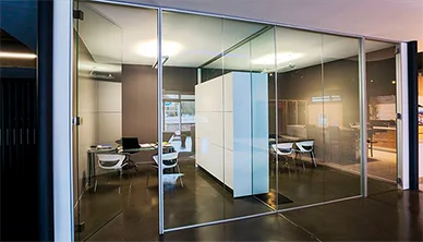 Single glaze glass walls